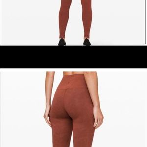 Lululemon Orange Always On High Rise Tight 28” NWT